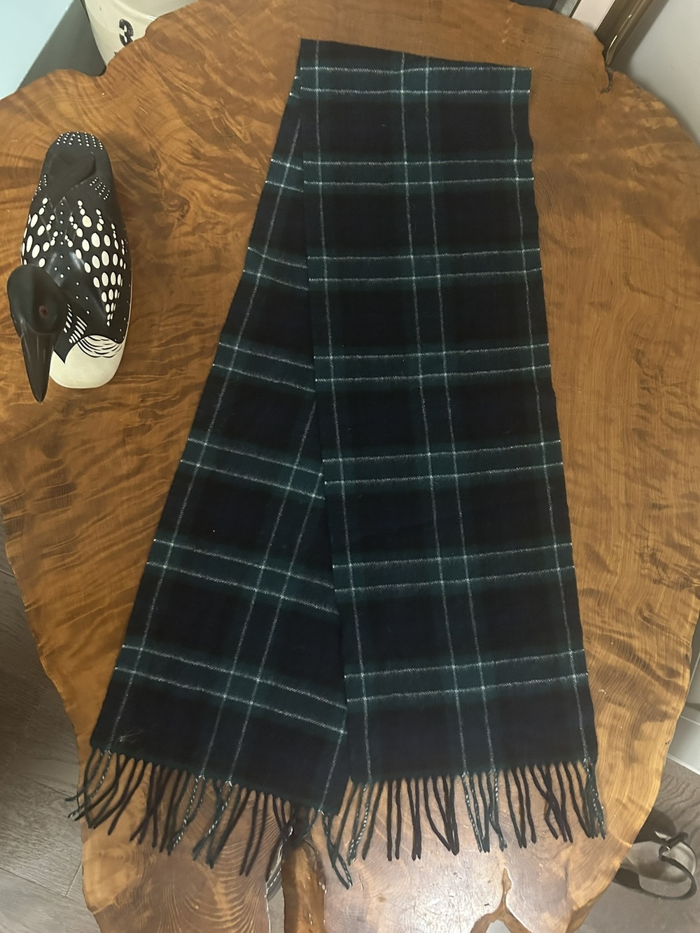Vintage House of Edinburgh 100% Lambswool Tartan Scarf Scotland